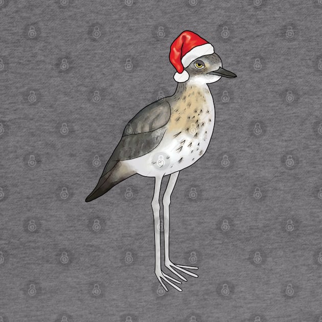 Xmas annoyed bush stone curlew by Meowmaddie